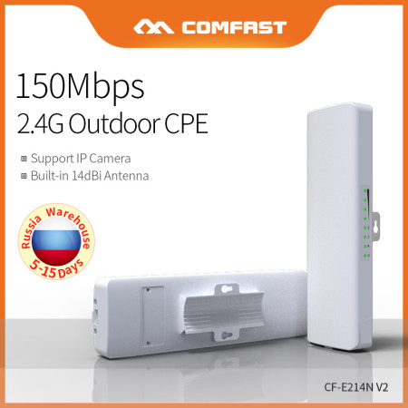 COMFAST CF-E214N Wireles outdoor CPE long Distance access point Antenna wi fi router 150Mbps waterproof repetidor wifi bridge
