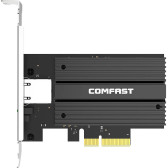 Wireless Adapter 2.5G/5G/10G PCIE-X4 Network card 10Gbps Fast Transmission Dongle
