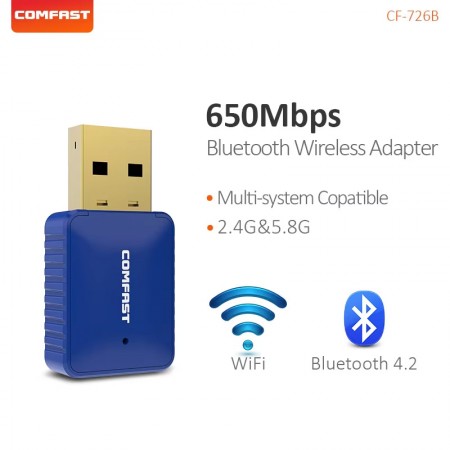 Comfast CF-726B  650Mbps Wireless Network Card Dual Band 2.4G&5G Wifi Adapter