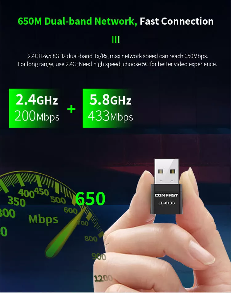 wireless network card for desktop usb